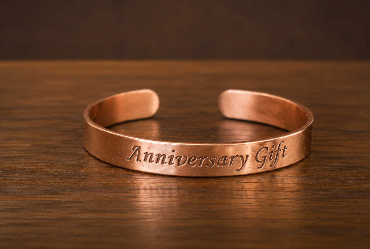 Copper Anniversary Gift for Him Her