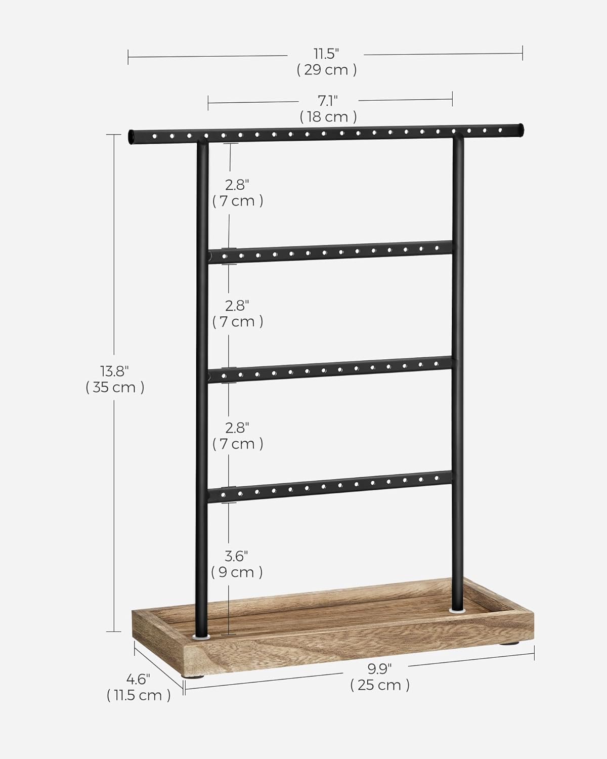 Metal Earring Holder Organizer