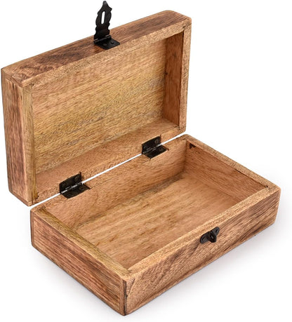 Handmade Mango Wood Tree of Life Engraving Keepsake Box