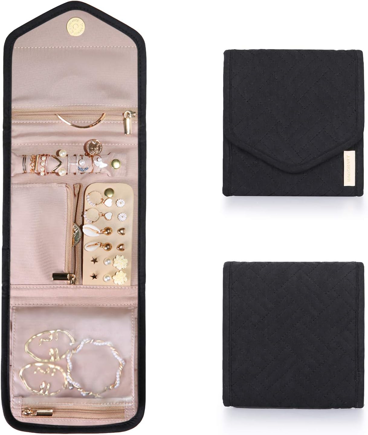 Foldable Small Jewelry Roll
