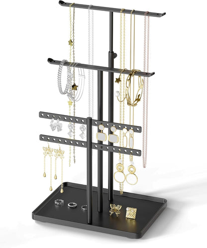 Metal Jewelry Hanger for Necklaces, Bracelets, Earrings