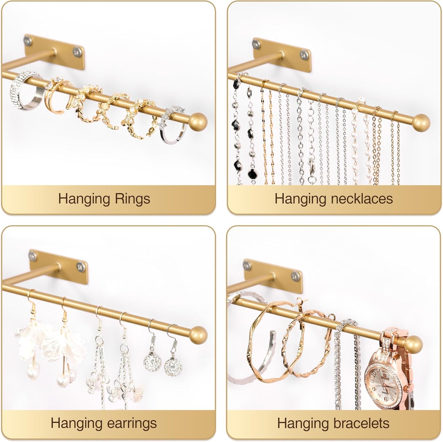 Metal Wall hanging Jewelry Organizer