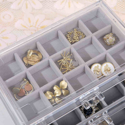 Earring Jewelry Organizer with 5 Drawers
