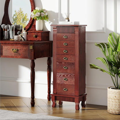 standing jewelry armoire cabinet