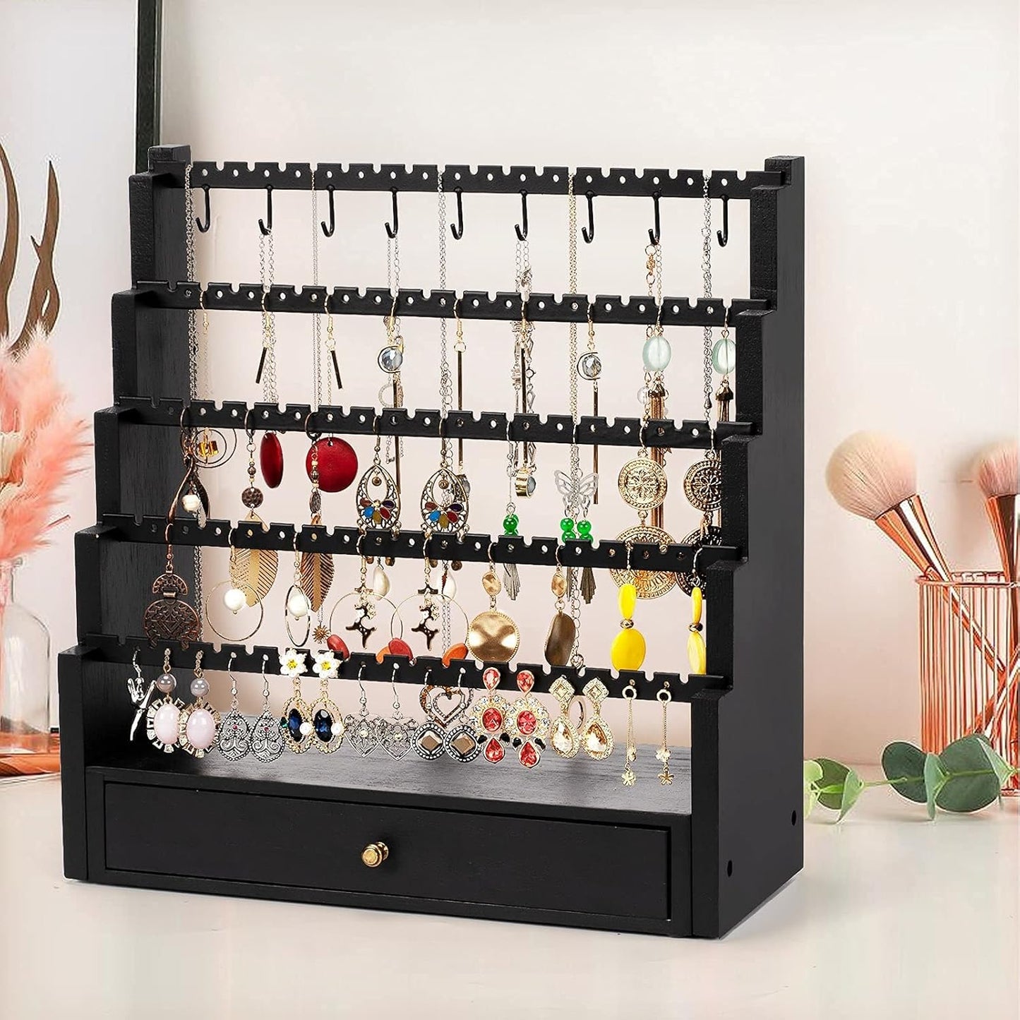 5 layer earring holder