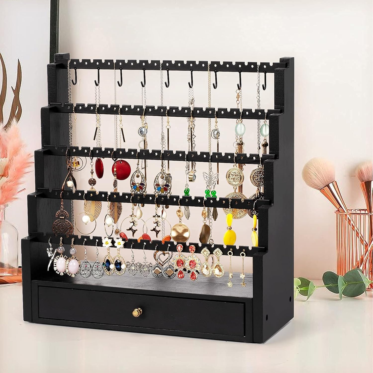 5 layer earring holder