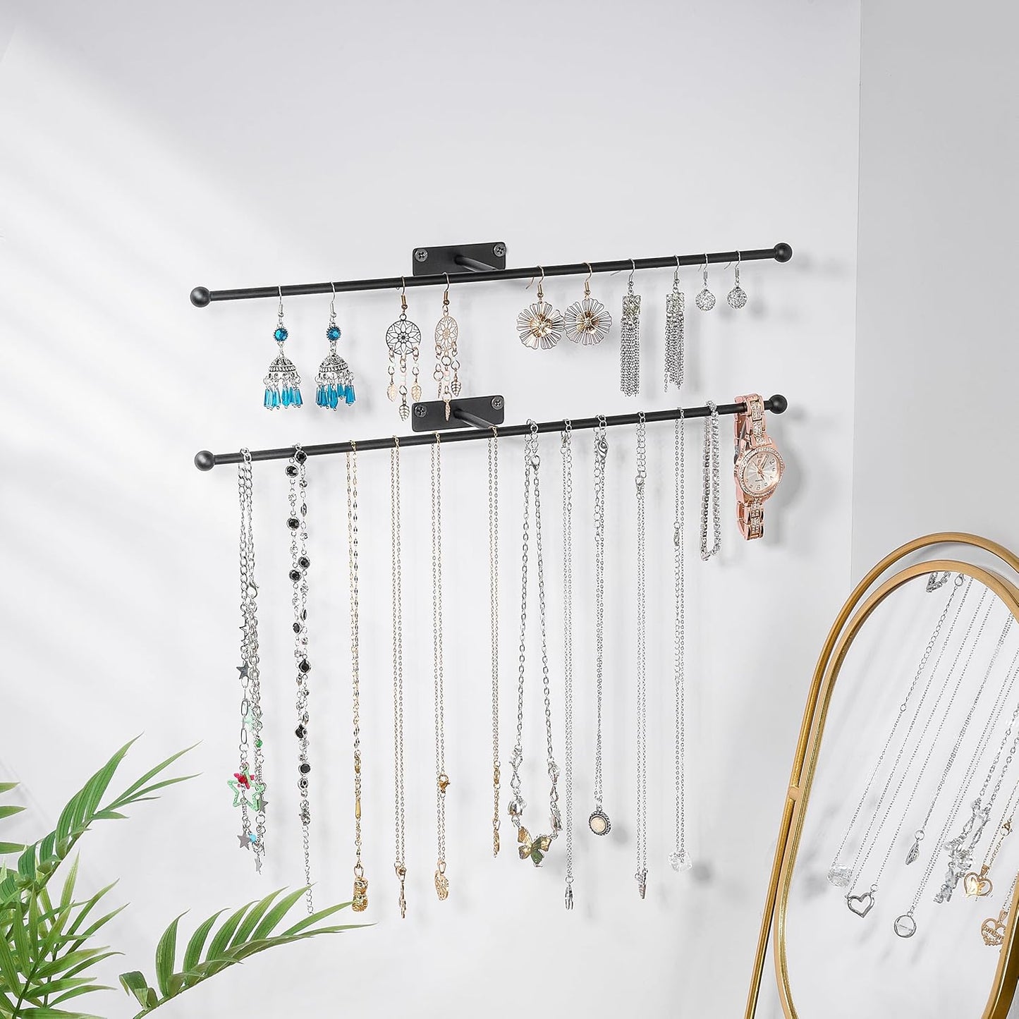 Metal Wall hanging Jewelry Organizer