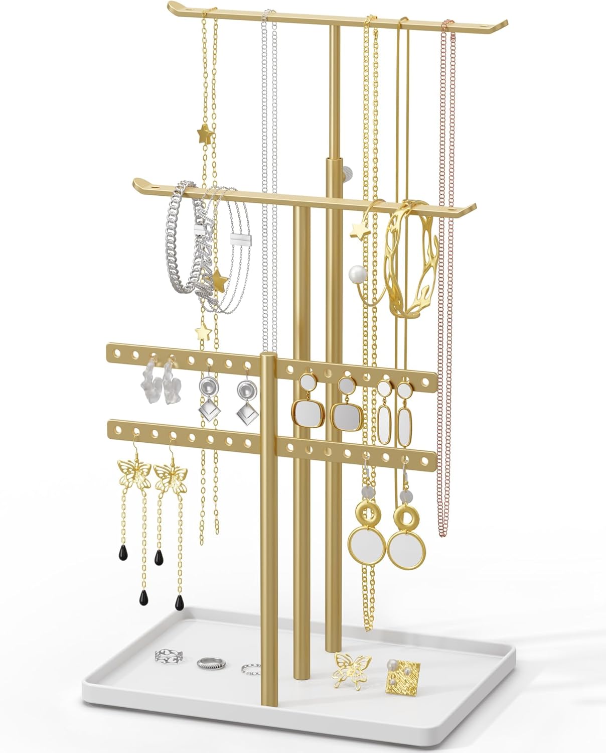 Jewelry Hanger for Necklaces gold