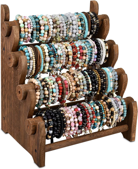 Wooden Bracelet Display Stand