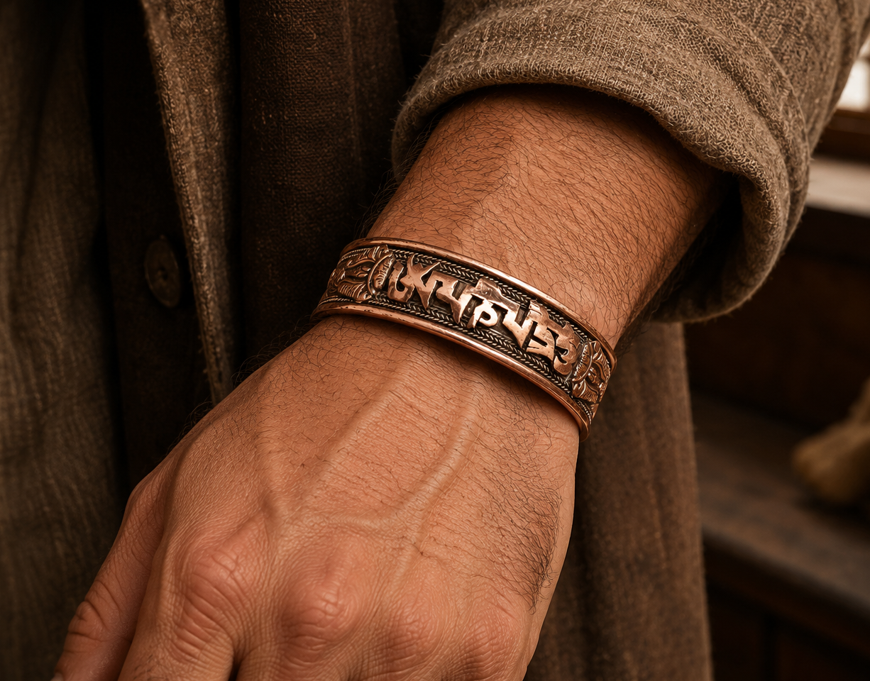 copper cuff bracelet 