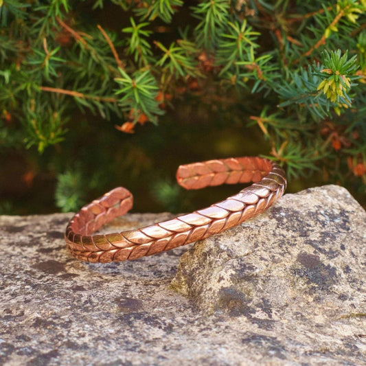 Braided Copper Bracelet | Handmade in Nepal
