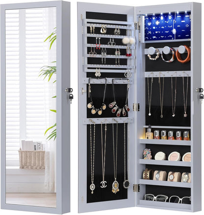 jewelry cabinet wall mounted 