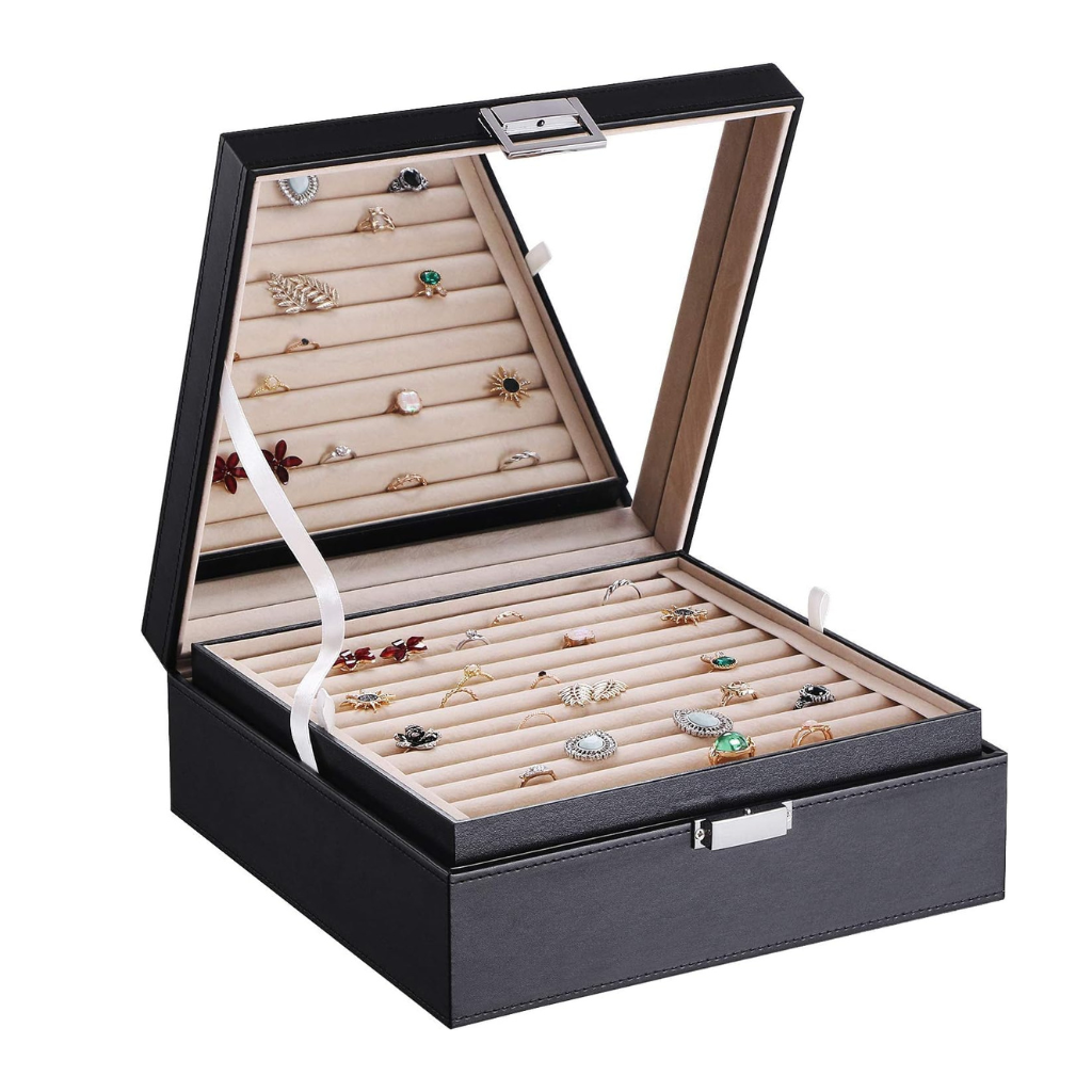 jewelry ring organizer box