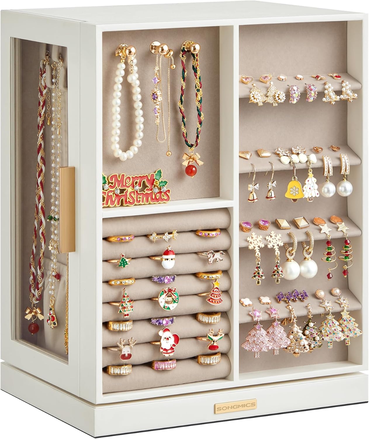 jewelry storage case with drawers