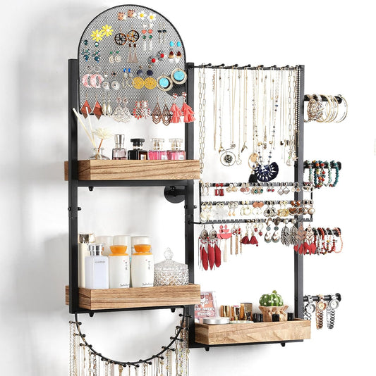 large wall hanging jewelry organizer