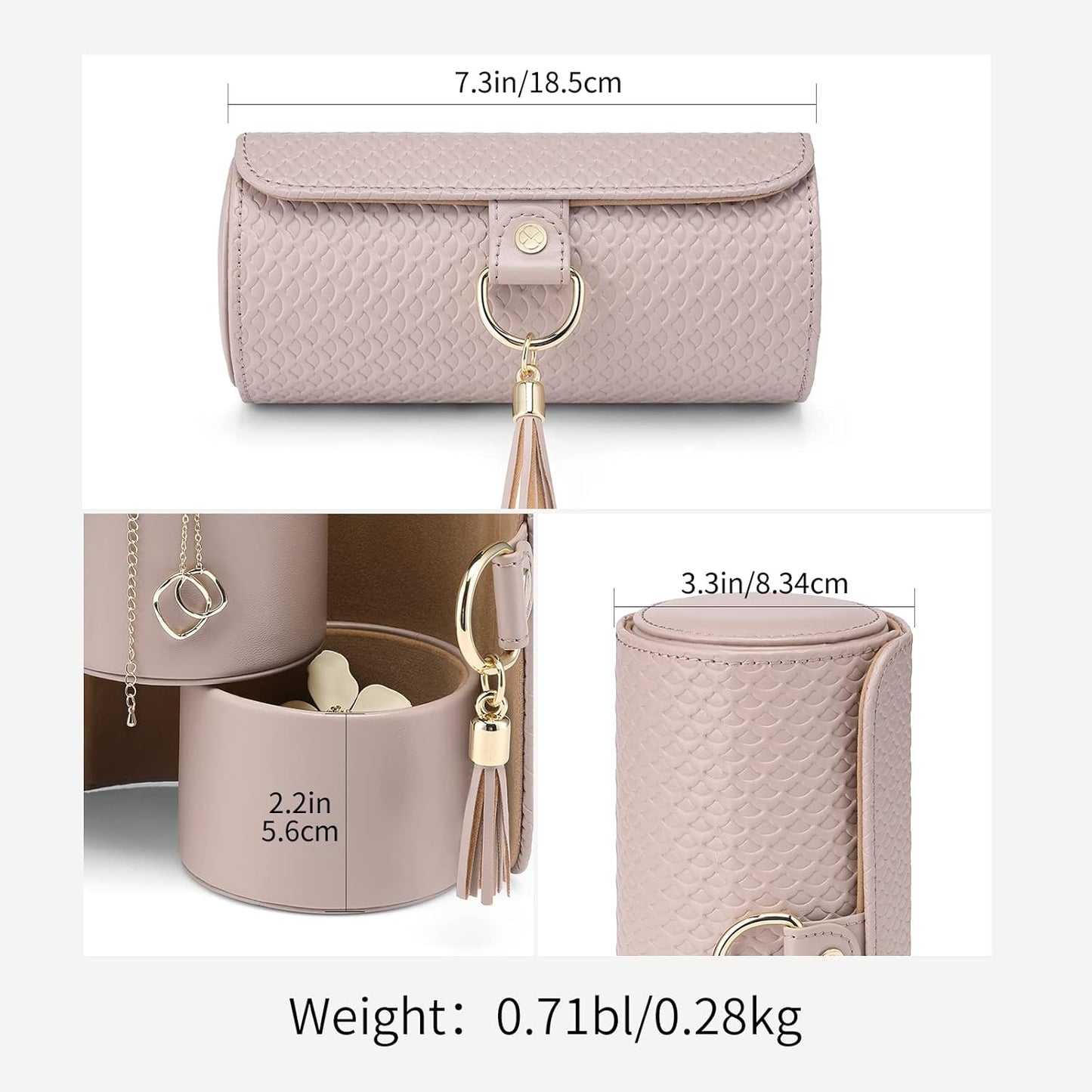 Travel Jewelry Case for Girls