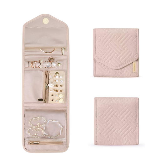 travel jewelry roll case