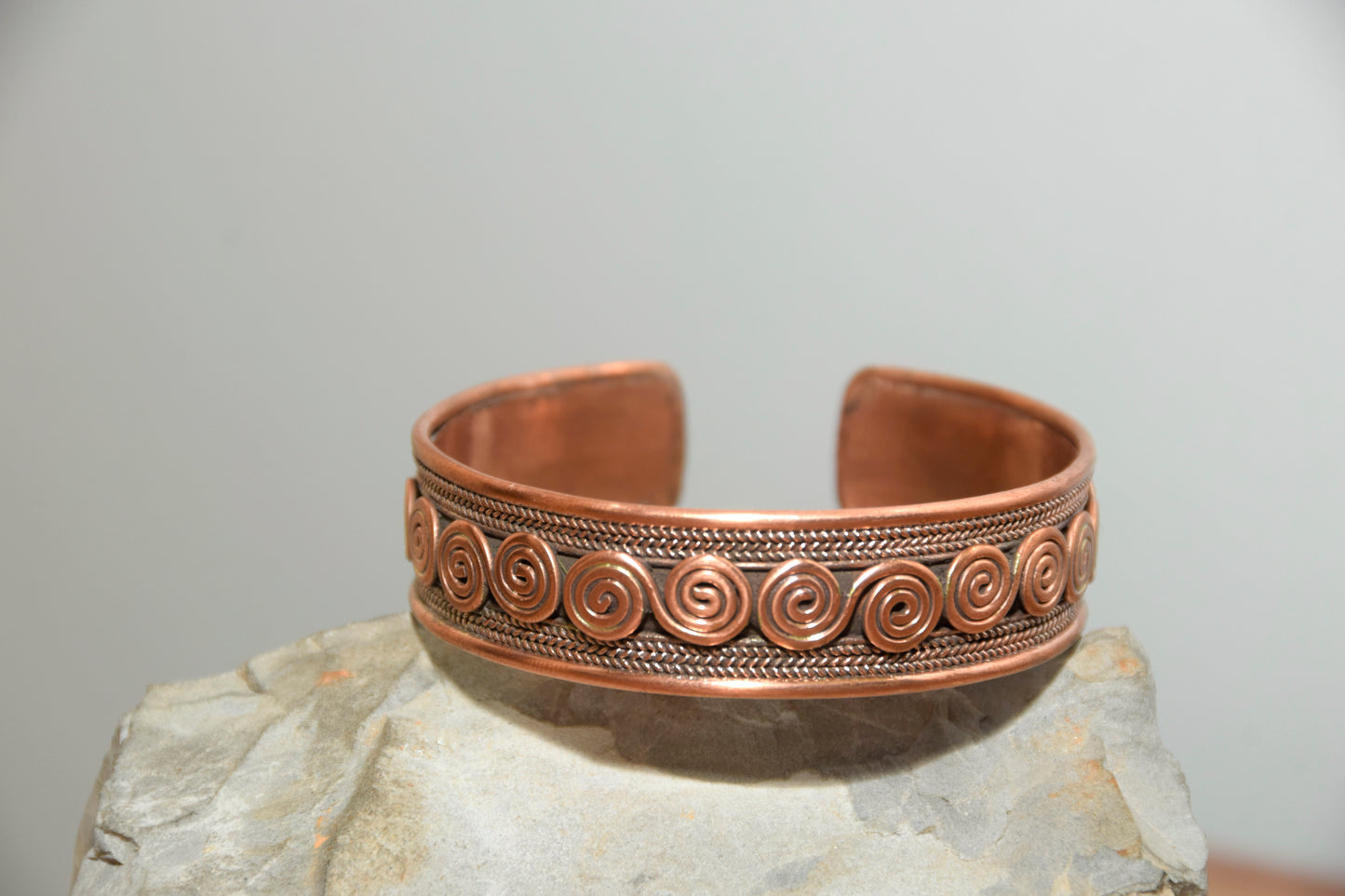 handmade copper bangle