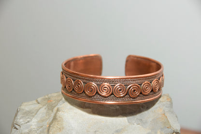 handmade copper bangle