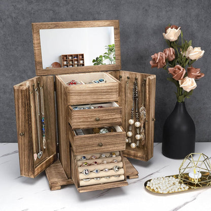 wood jewelry box for women