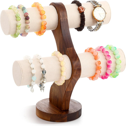 Walnut Bracelet Holder Display